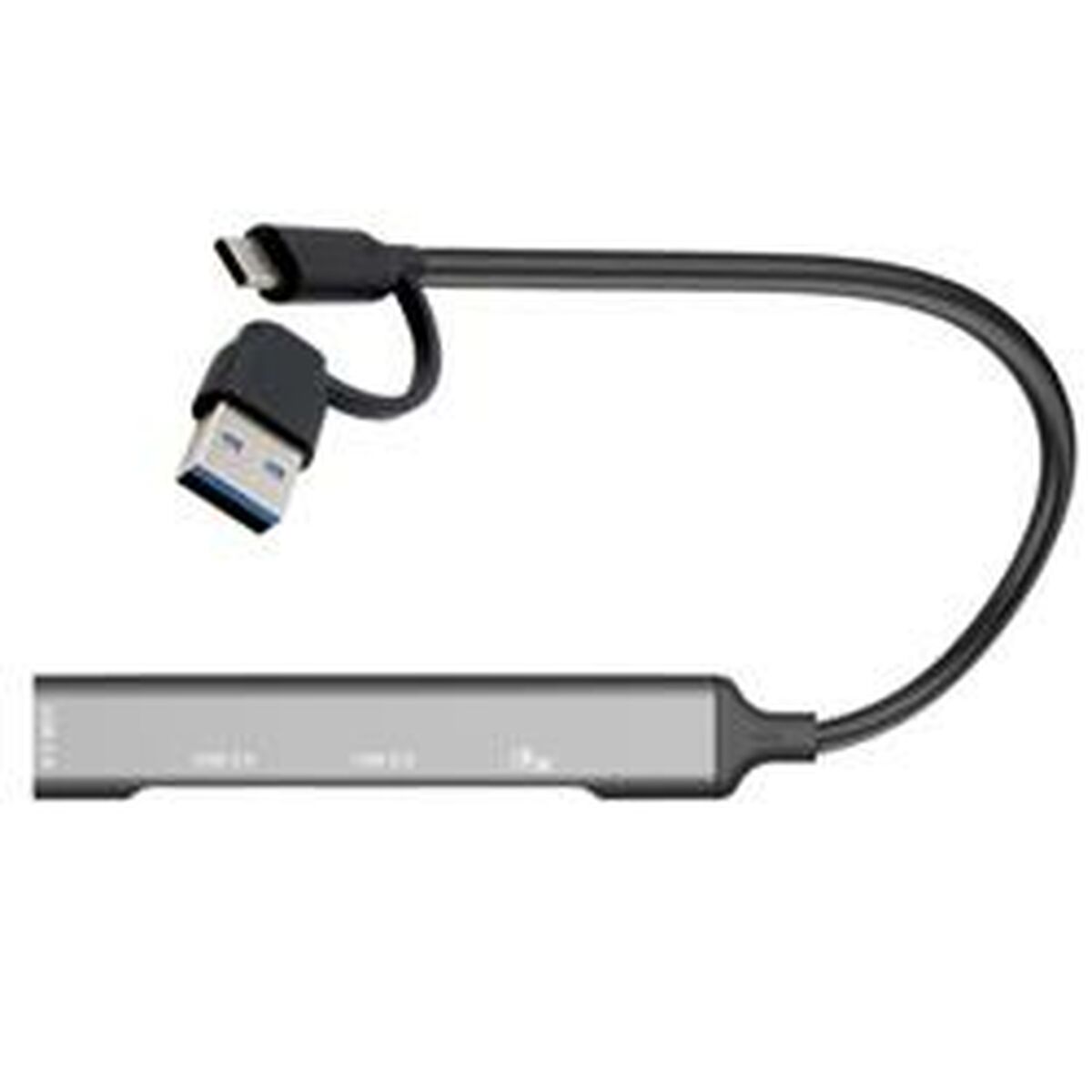 Hub USB i-Tec HUB Metal USB-C/USB-A Prateado