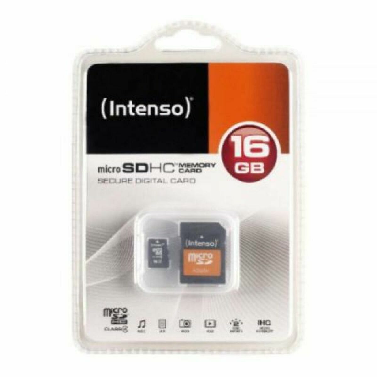 Cartão de Memória Micro SD com Adaptador INTENSO 3413470 16
