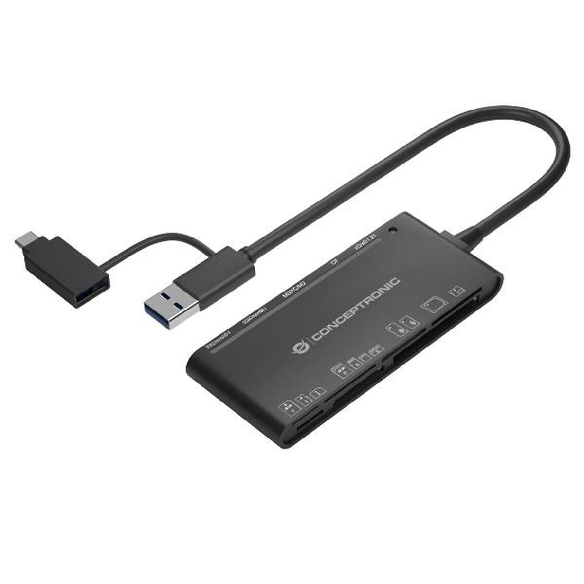 Leitor de Cartões Conceptronic BIAN03B Preto