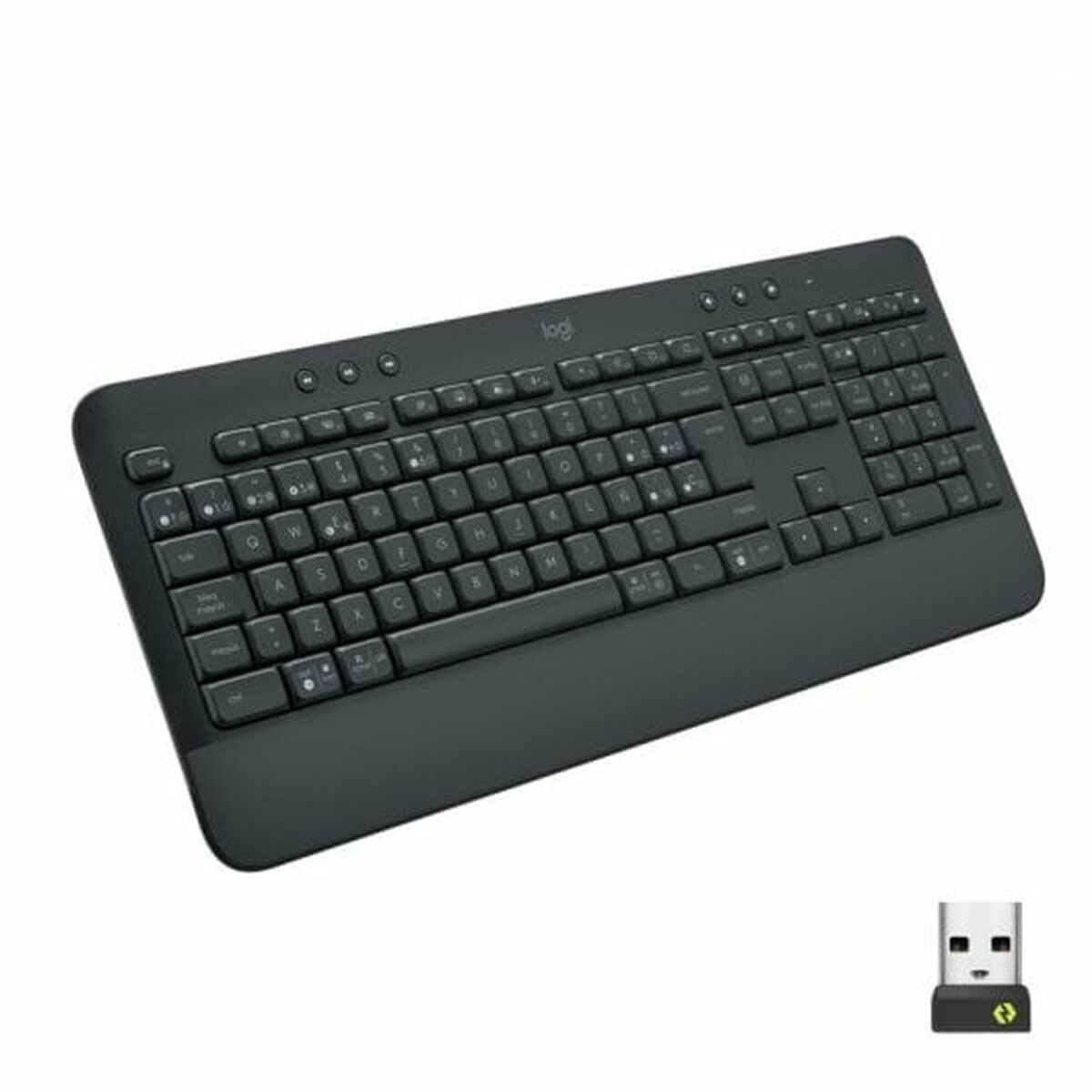 Teclado sem Fios Logitech Signature K650 Preto Aço Qwerty espanhol QWERTY