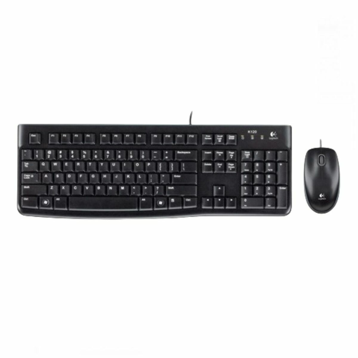 Teclado e Rato Logitech Desktop MK120 Preto Azerty Francês Francês