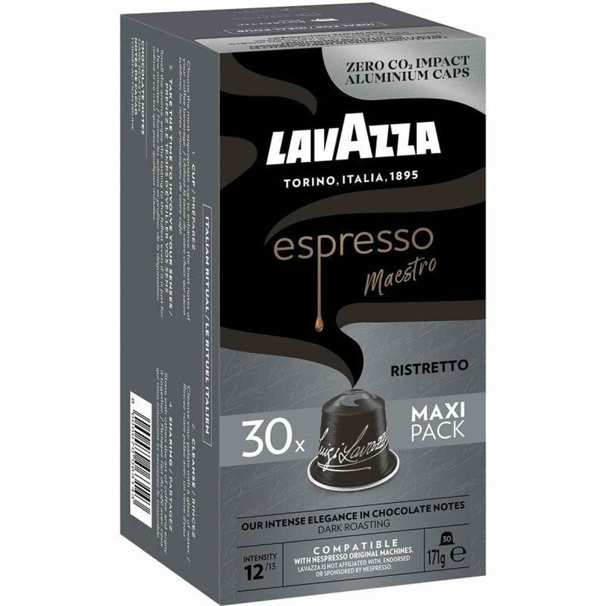 Cápsulas de café Lavazza Espresso Maestro Ristretto 30 Peças (30 Unidades)