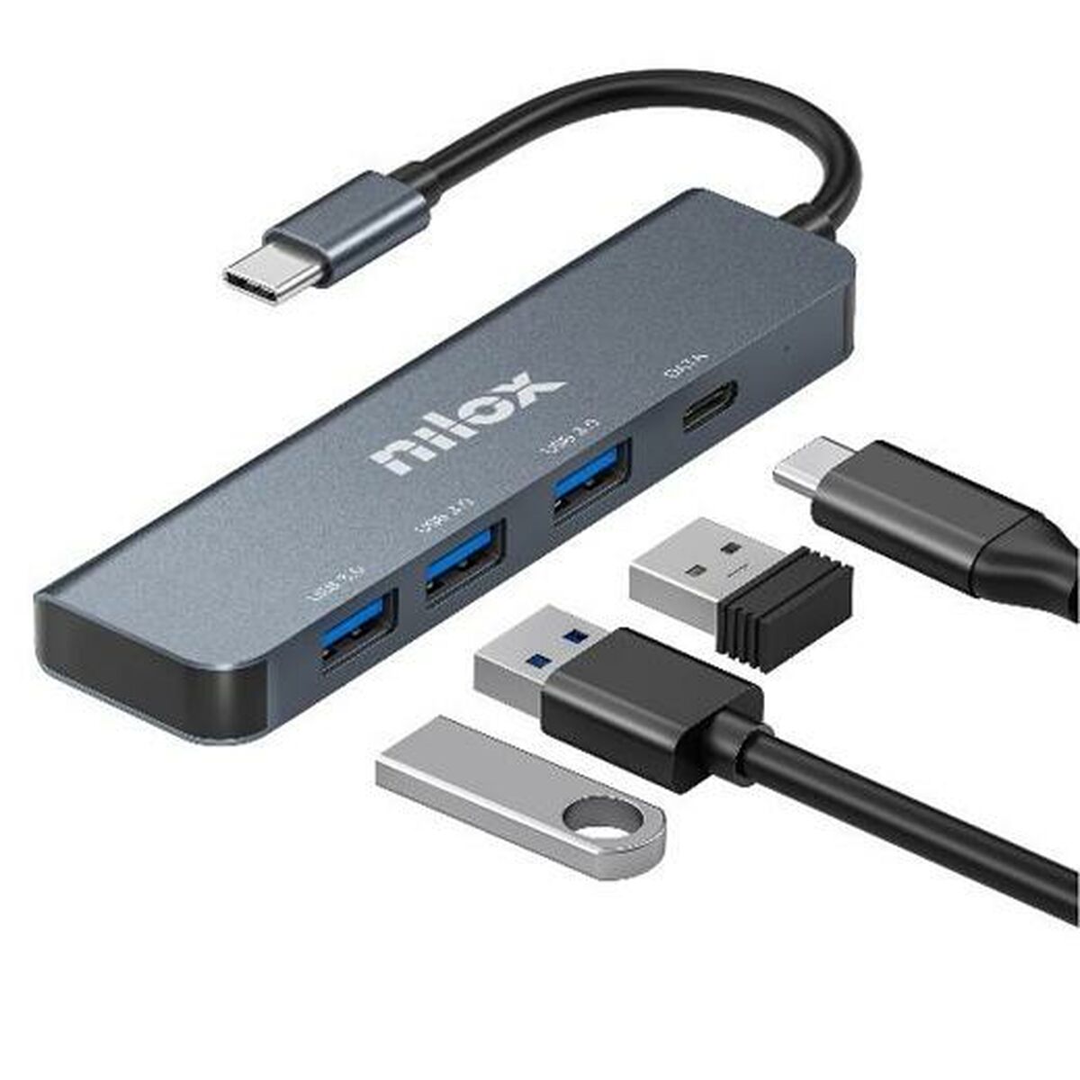 Hub USB Nilox NXHUBUSBC04