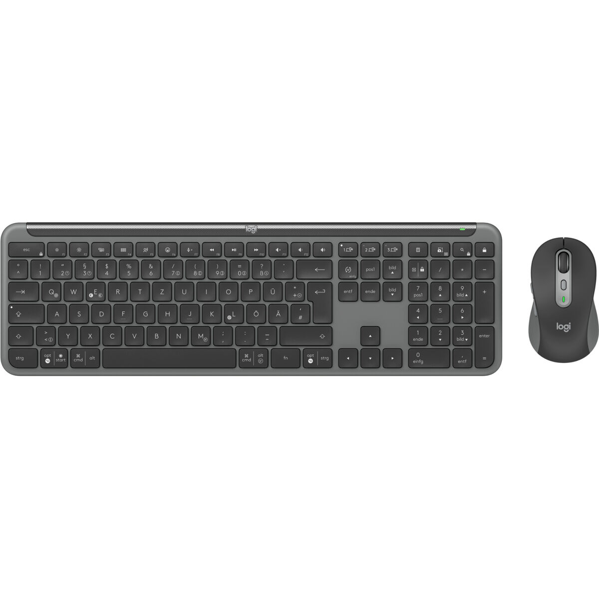 Teclado e Rato Logitech 920-012504 Grafite Alemão QWERTZ