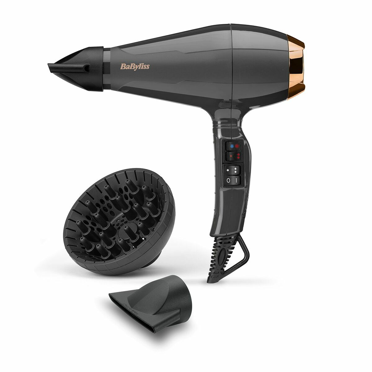Secador de Cabelo Babyliss 6719DE Preto Cinzento 2200 W