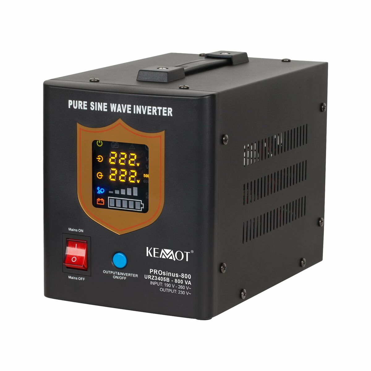 Sistema Interactivo de Fornecimento Ininterrupto de Energia Kemot URZ3405B 500 W