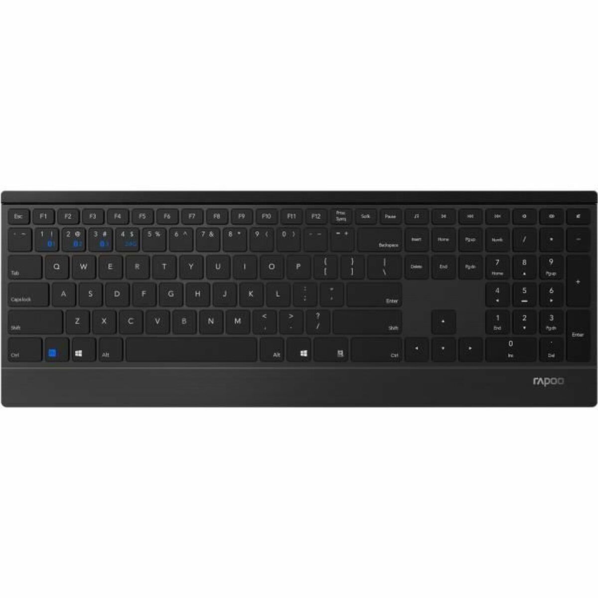Teclado Rapoo E9500M Preto AZERTY