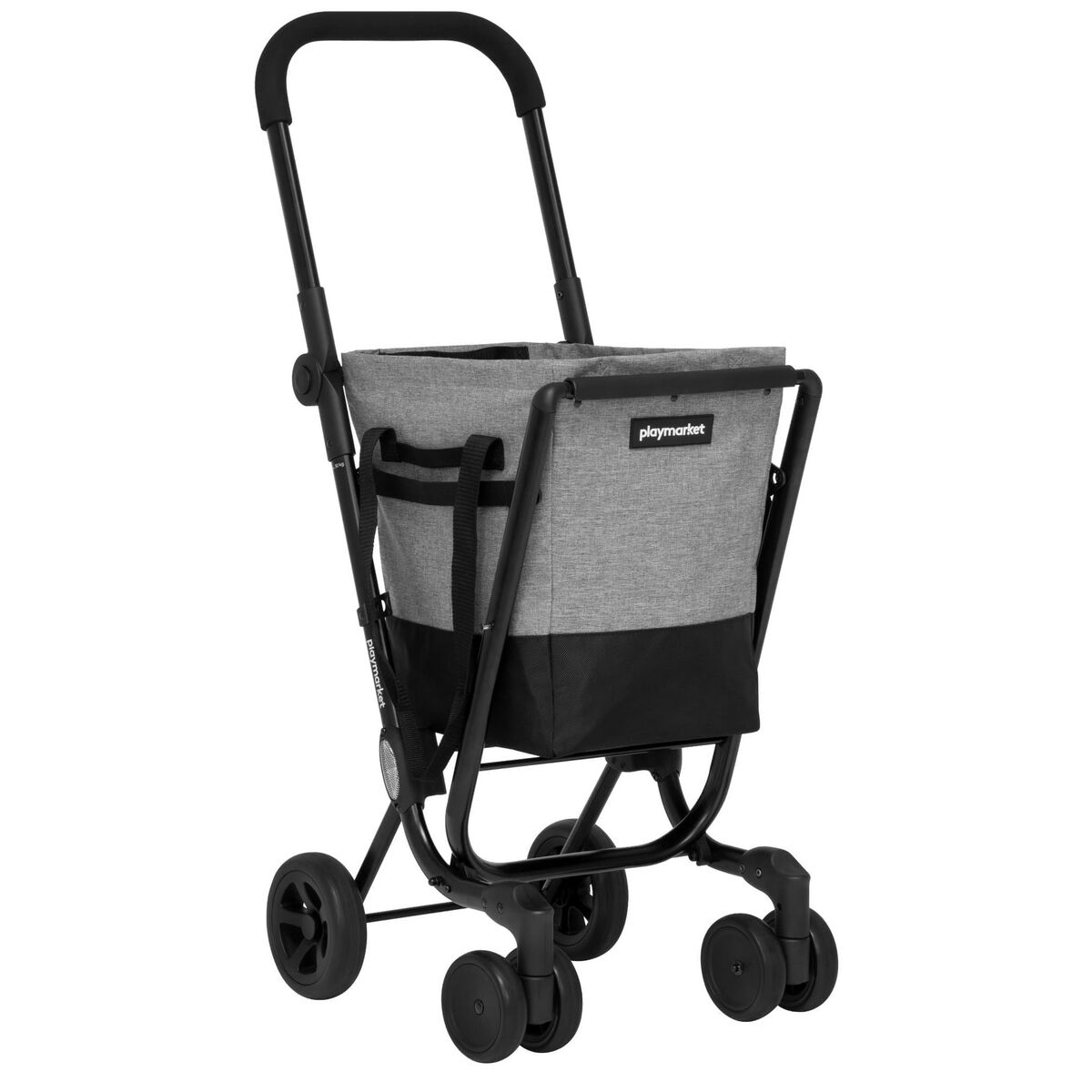 Carro de Compras Playmarket 24966 285 EASY Preto 45 L