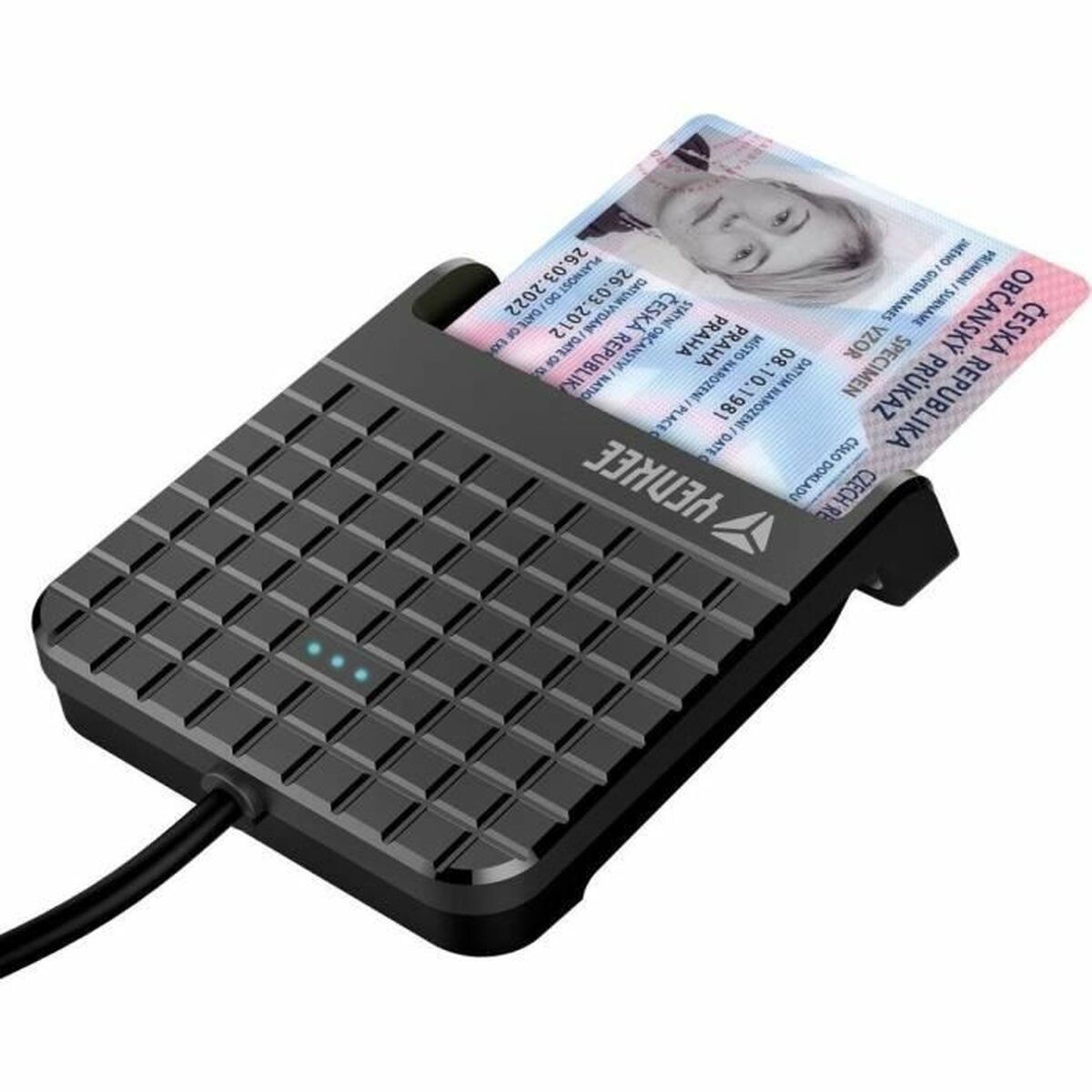 Leitor de cartões externo Yenkee YCR 101 Preto