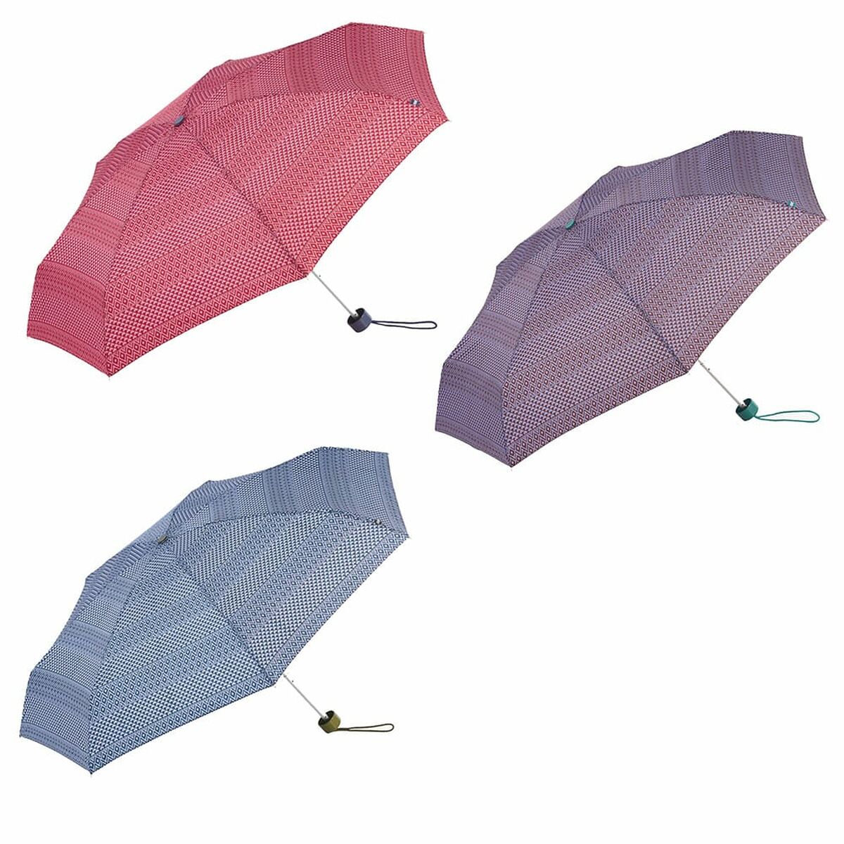 Guarda-chuva Dobrável C-Collection Cores sortidas 6 x 4 x 18 cm Ø 90 cm Étnico