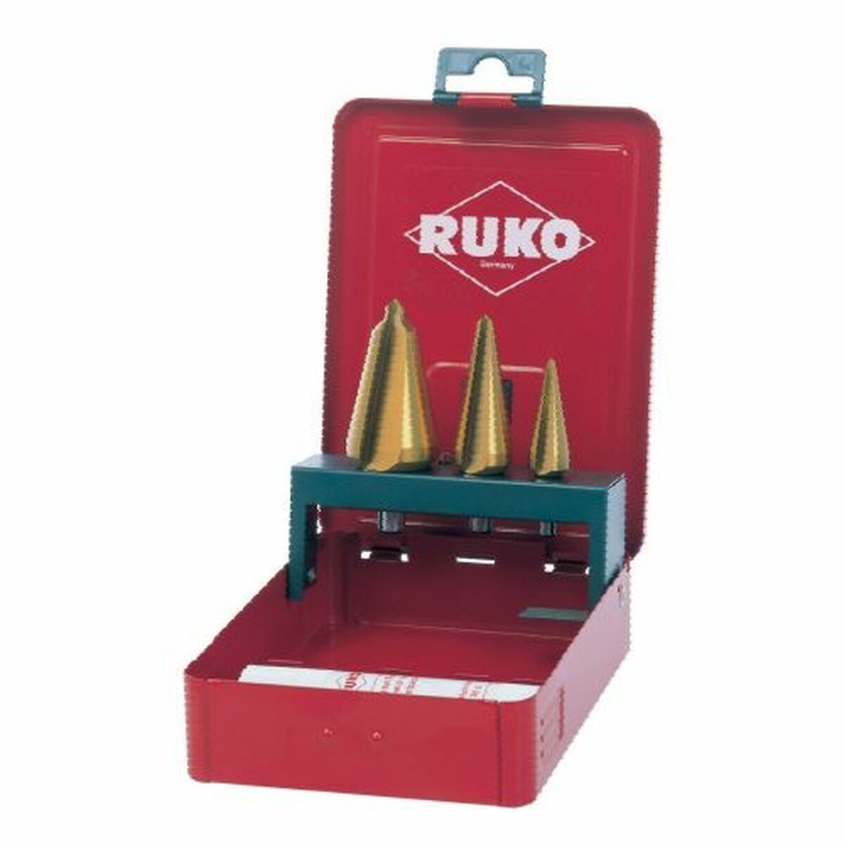 Conjunto de brocas RUKO Aço de alta velocidade (HSS) Broca cônica 3 Peças