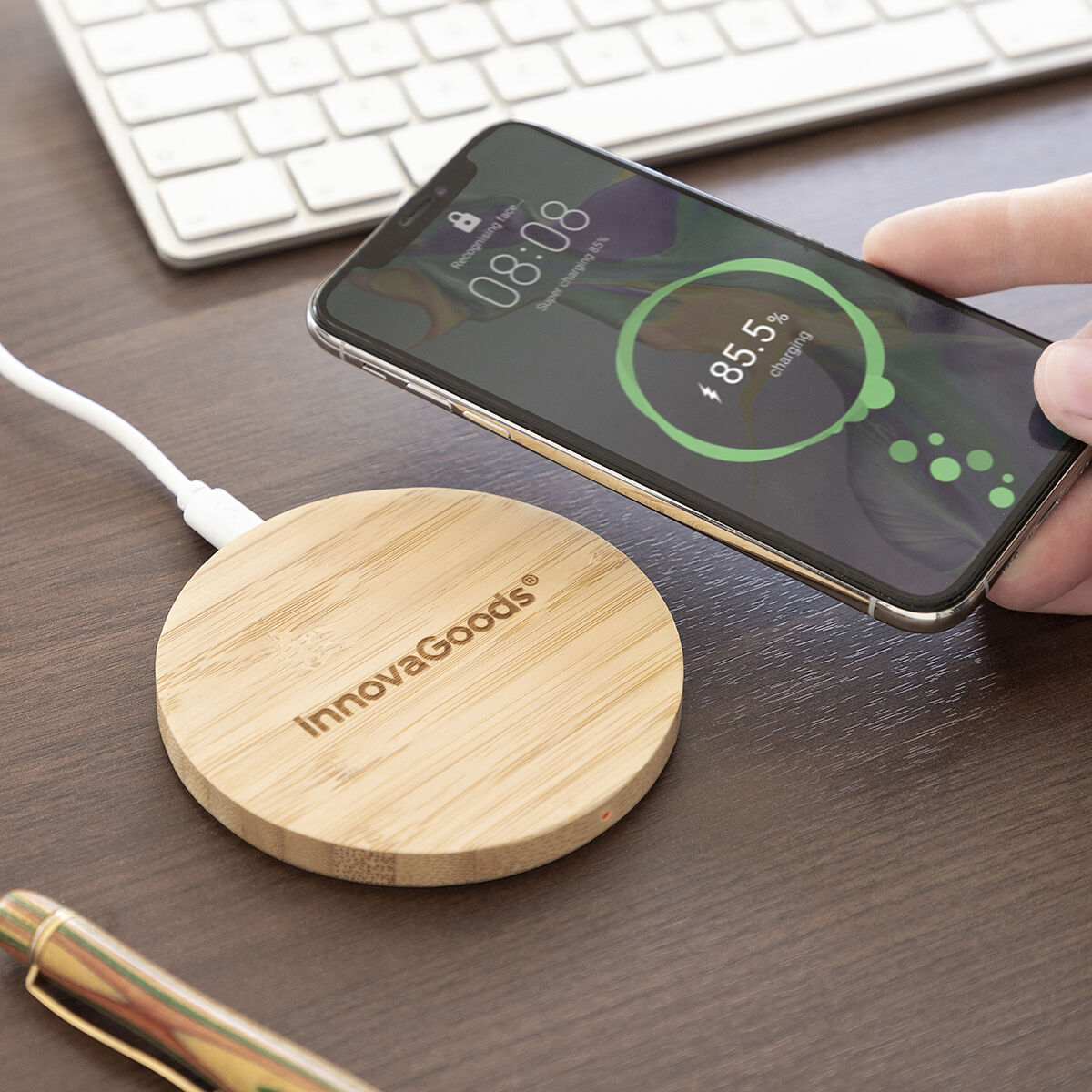 Carregador de Bambu sem Fios Wirber InnovaGoods