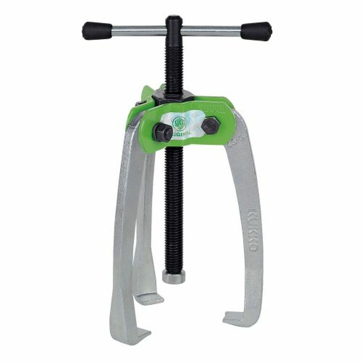 Extrator de rolamentos autocentrante KUKKO 80 x 80 mm 3 Pernas De manivela