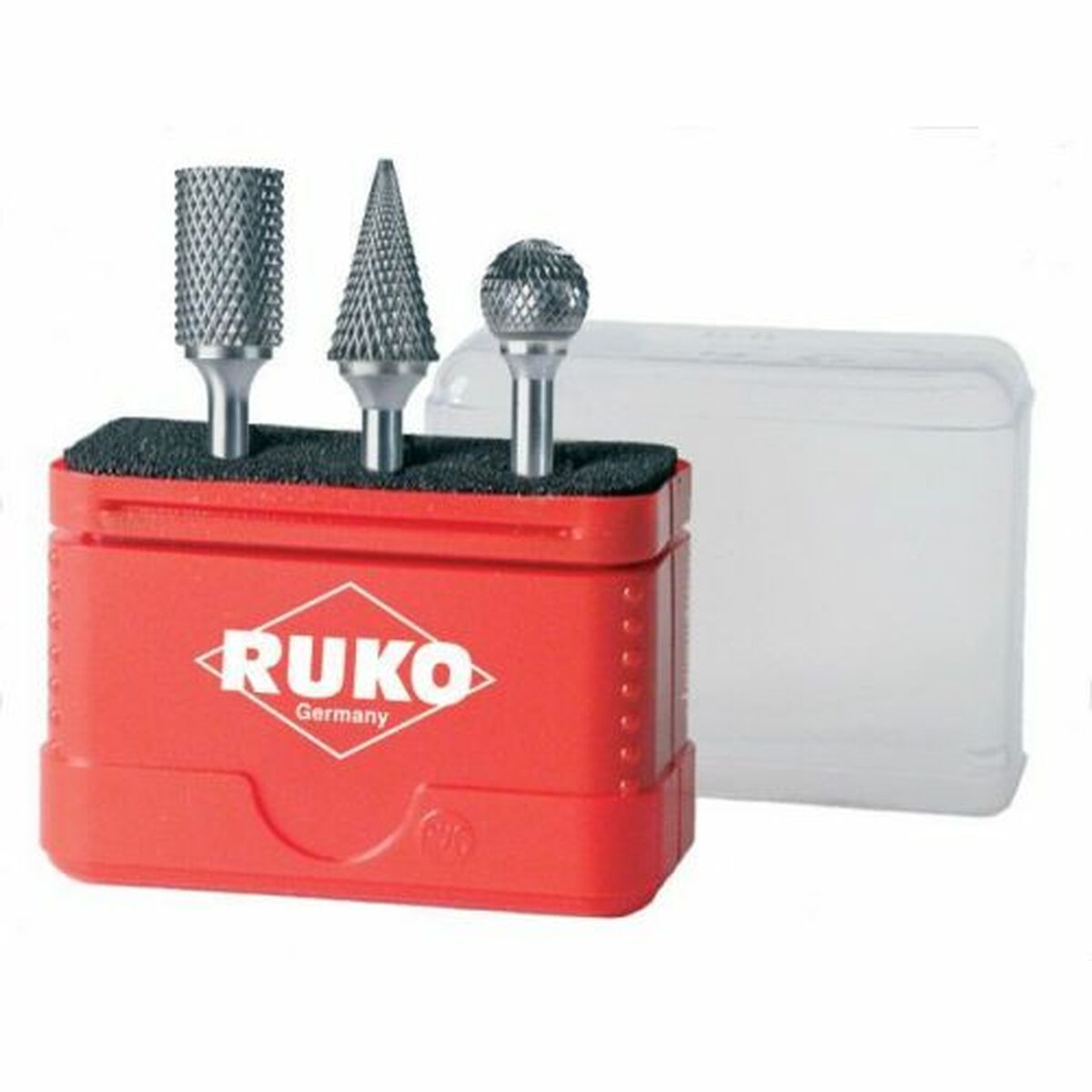 Conjunto de fresas multiusos RUKO Metal duro (HM) 3 Unidades