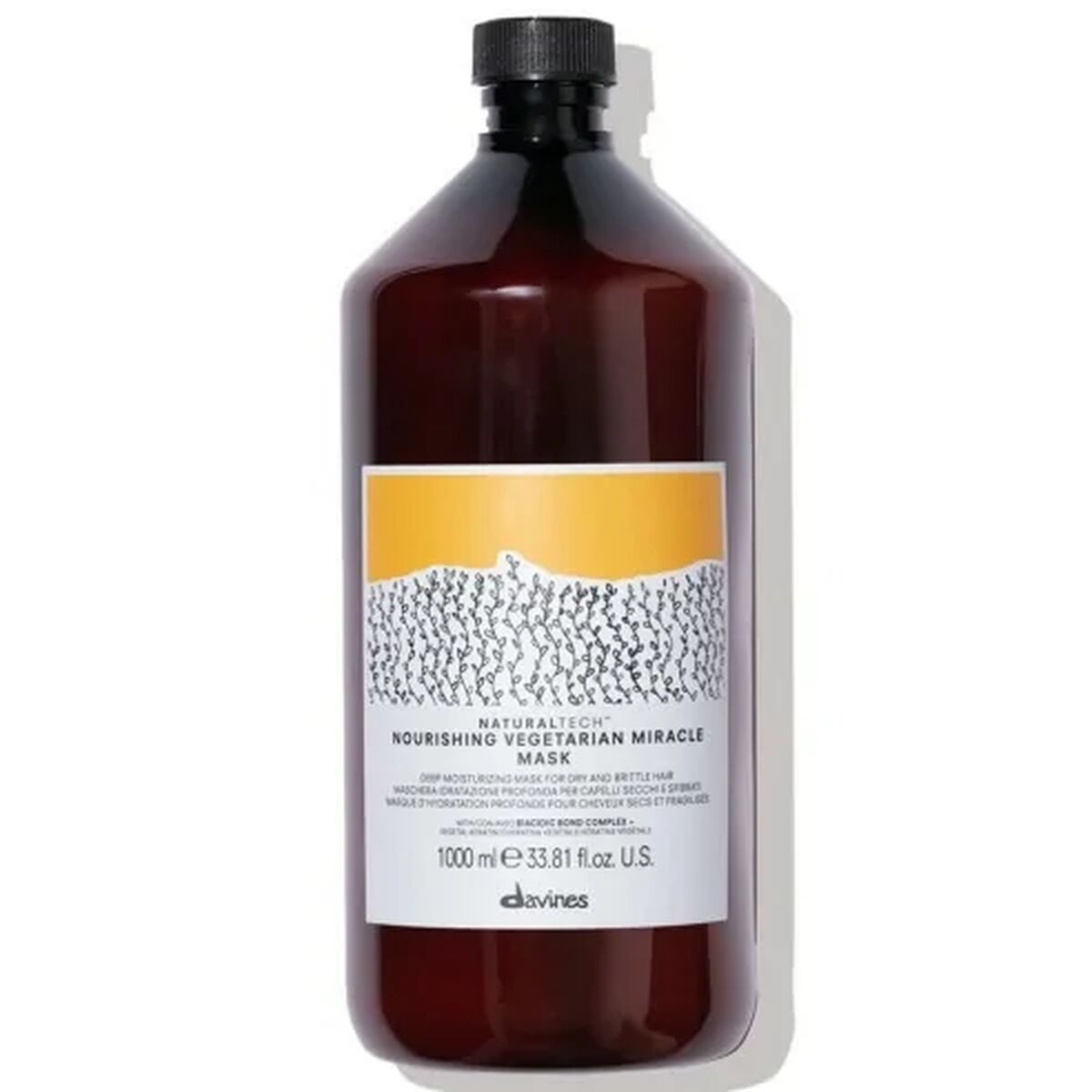 Máscara Capilar Nutritiva Davines NaturalTech Vegetarian Miracle 1 L