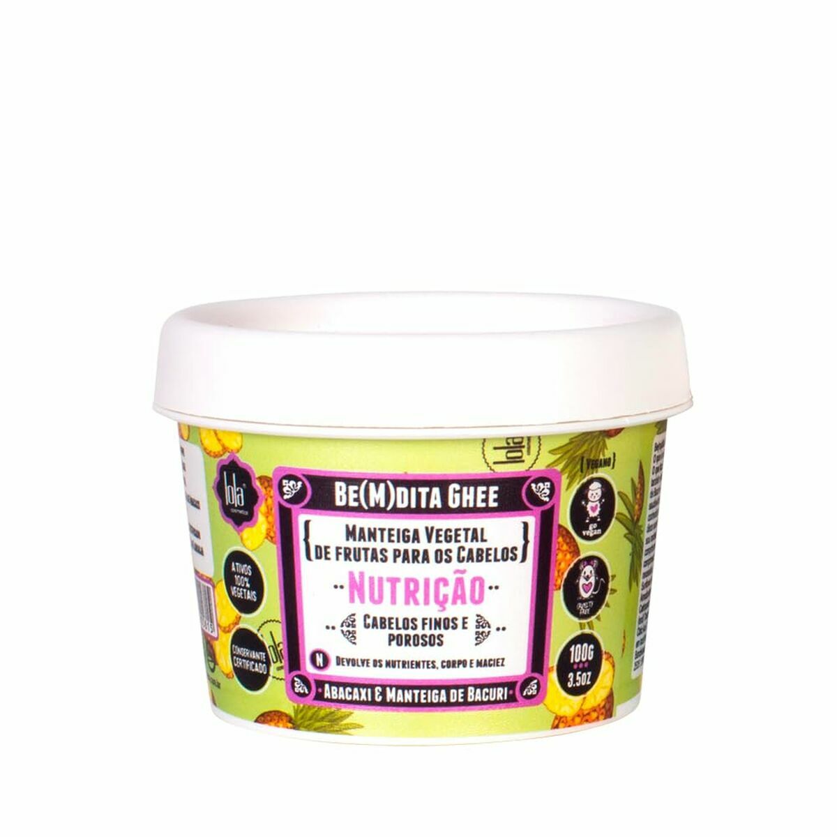 Máscara Capilar Nutritiva Lola Cosmetics Be(M)Dita Ghee Pineapple And Butter Bacuri 750 ml 100 g