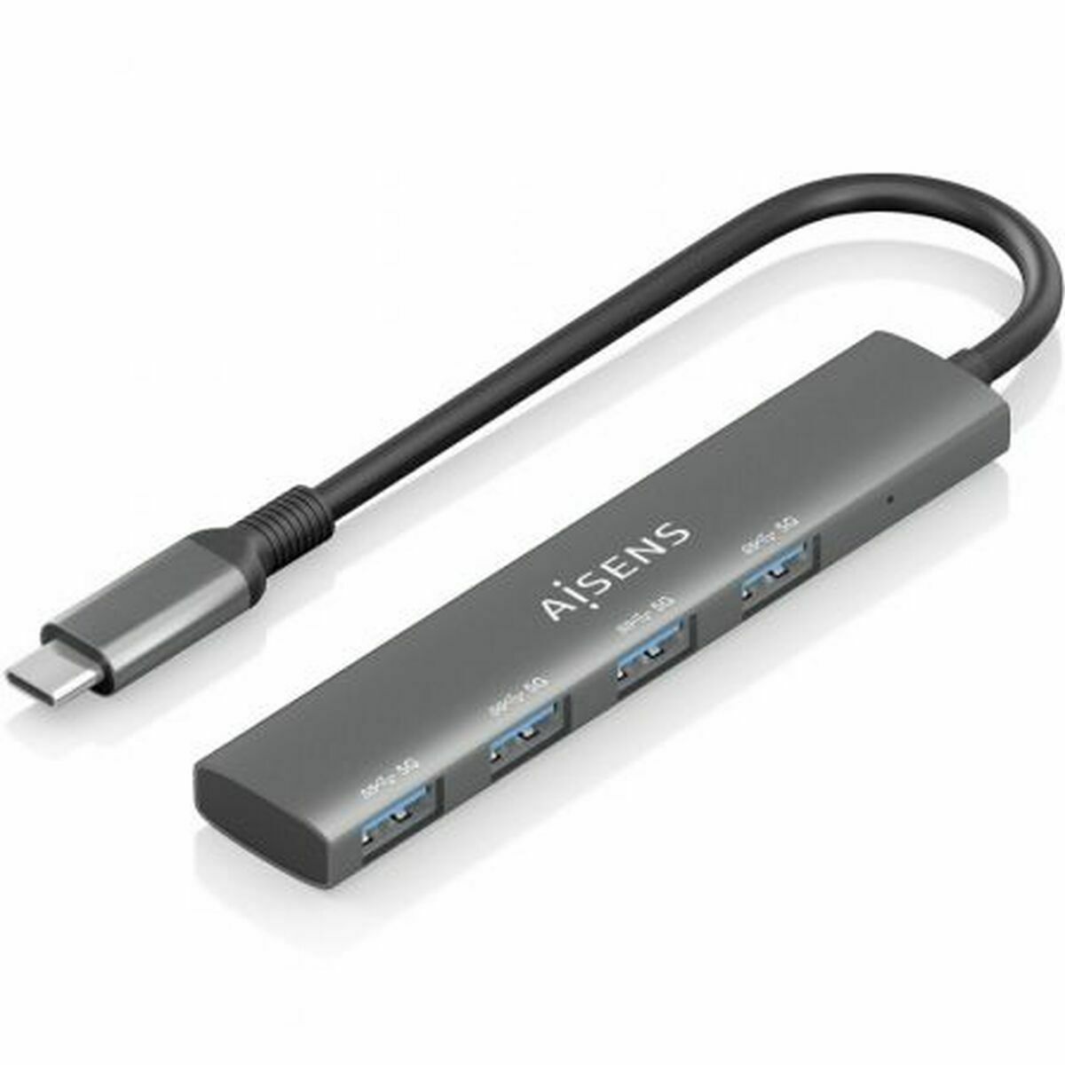 Hub USB Aisens CPNT Cinzento