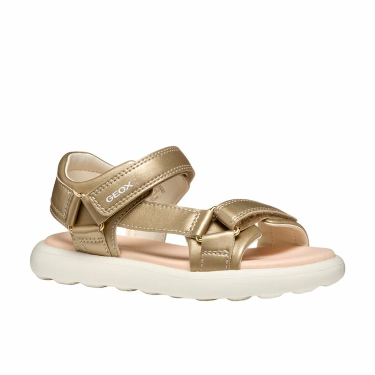 Sandálias Infantis Geox Puffypop Gi Dourado