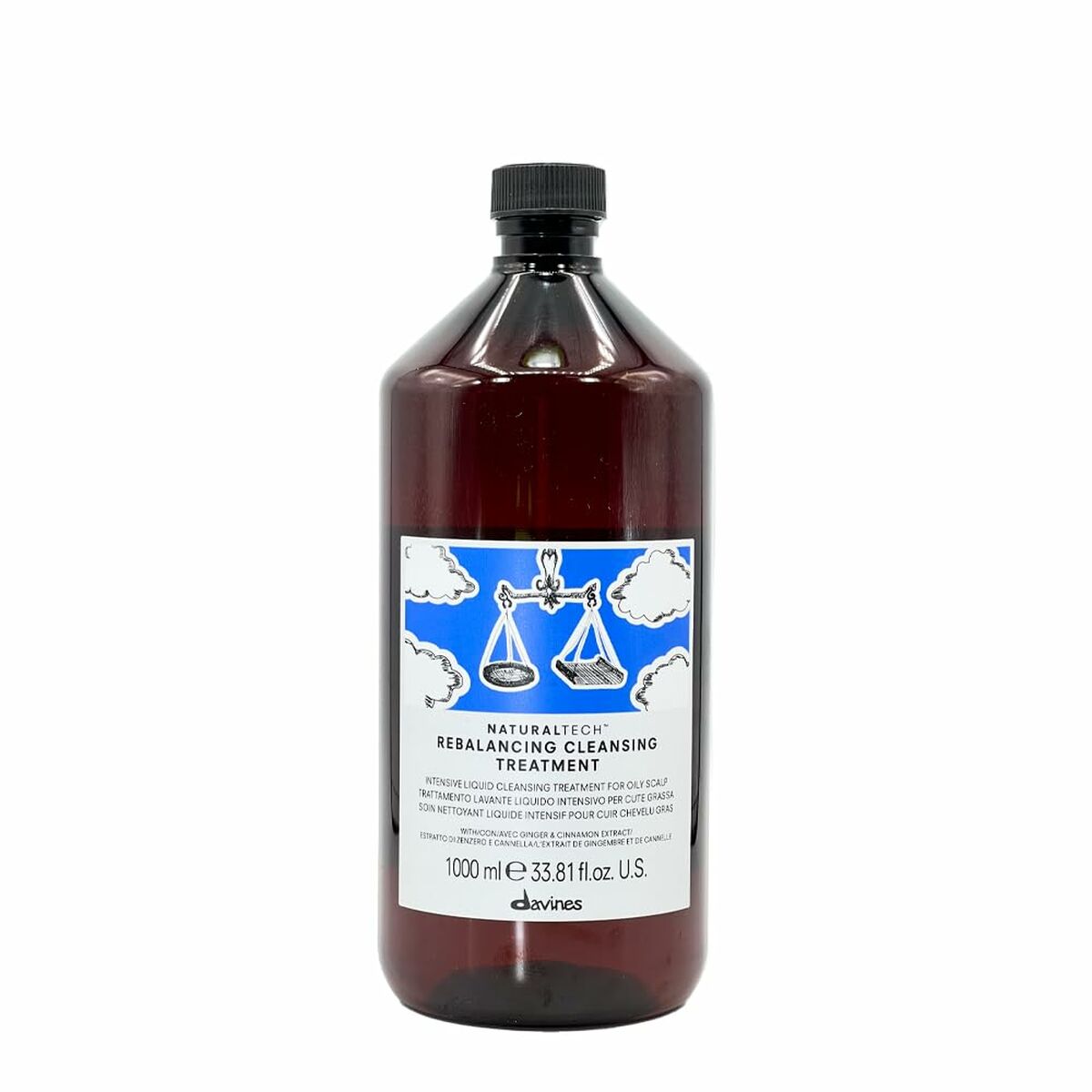 Tratamento Capilar Seborregulador Davines Natural Tech REbalancing 1 L