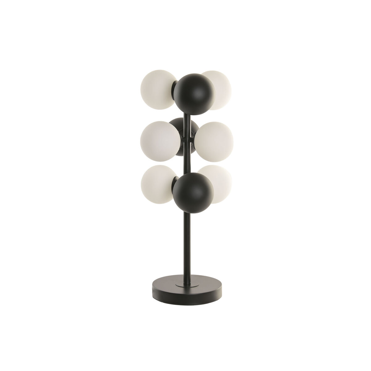 Lâmpada de mesa Home ESPRIT Branco Preto