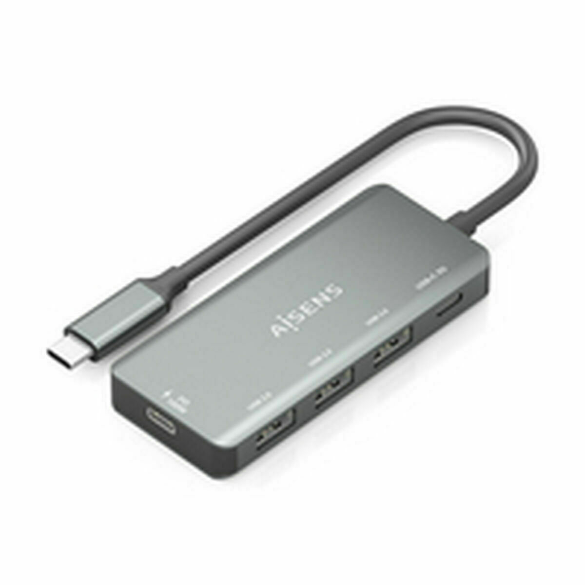Hub USB Aisens A109-0945 Cinzento