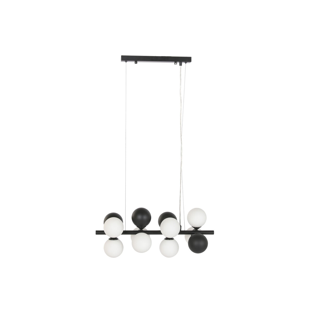 Candeeiro de teto Home ESPRIT Branco Preto