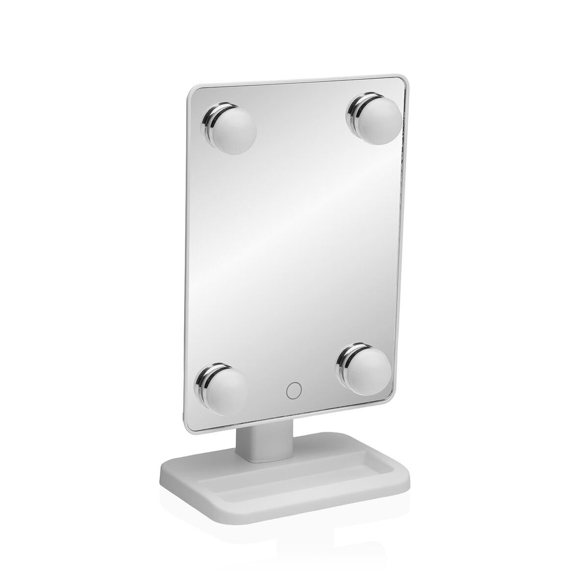 Espelho de banheiro com luz LED Versa Branco poliestireno Espelho 11,5 X 30,8 X 18,5 CM