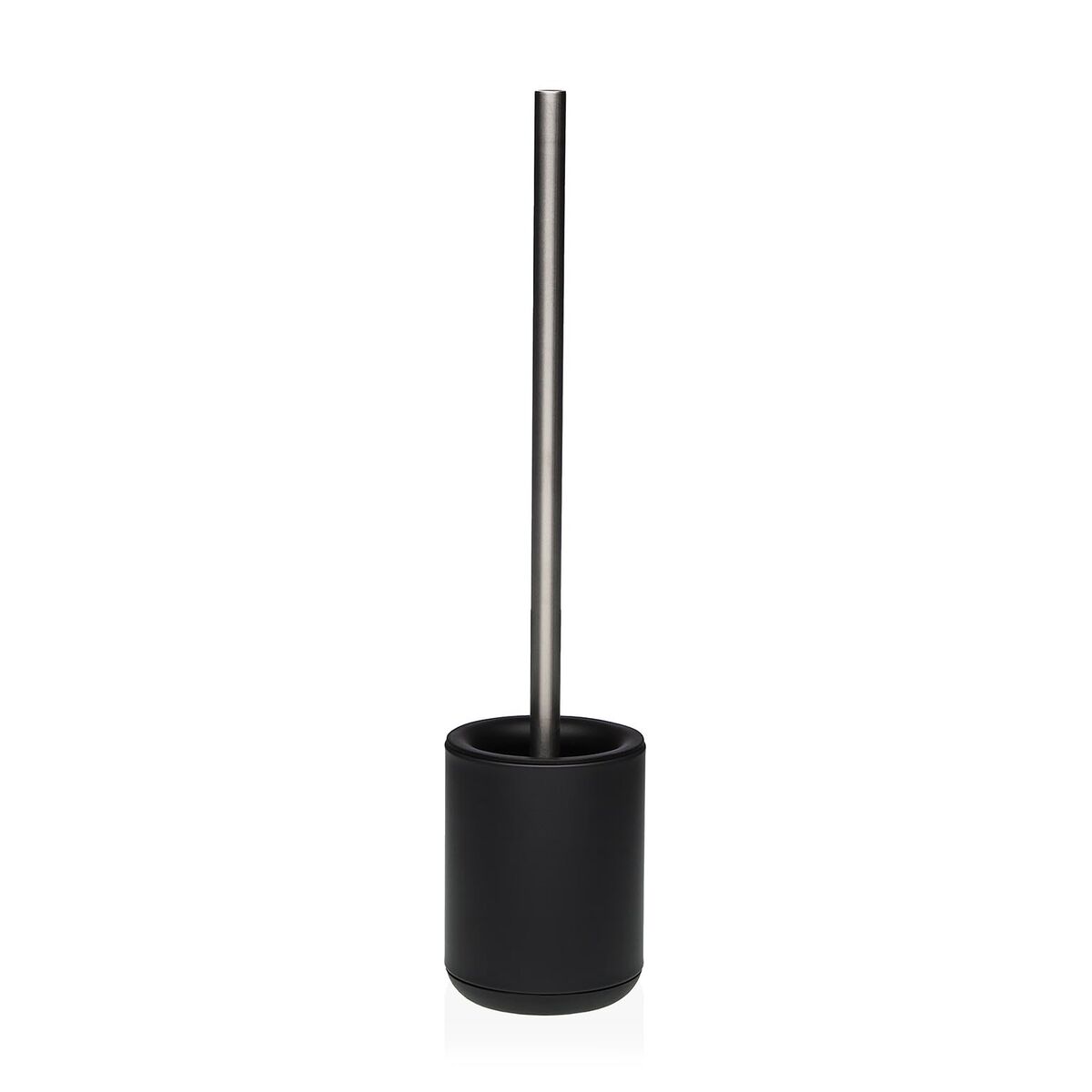 Piaçaba Versa Preto Metal Aço Polipropileno TPR 10,5 x 47,5 x 10,5 cm
