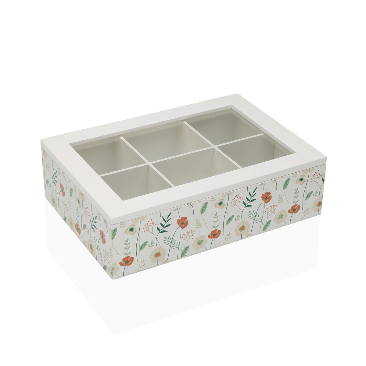 Caixa para Infusões Versa VERDI Madeira 17 x 7 x 24 cm