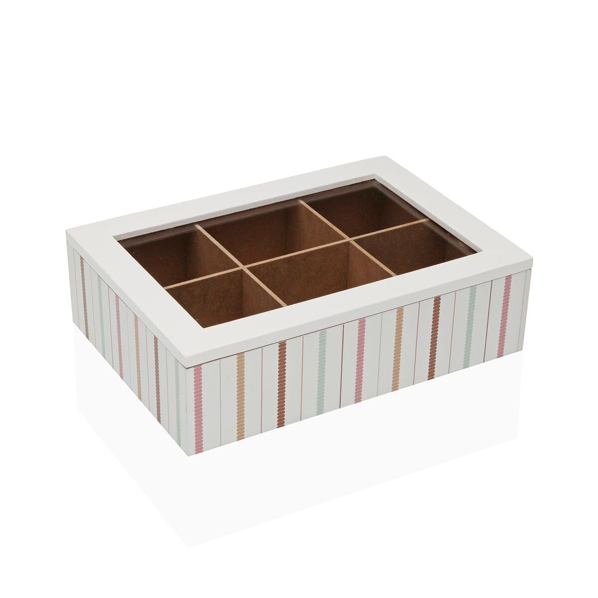 Caixa para Infusões Versa FLINT Madeira 17 x 7 x 24 cm