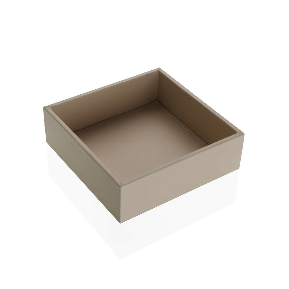 Tabuleiro de Bolso Versa Bege 16 x 5 x 16 cm