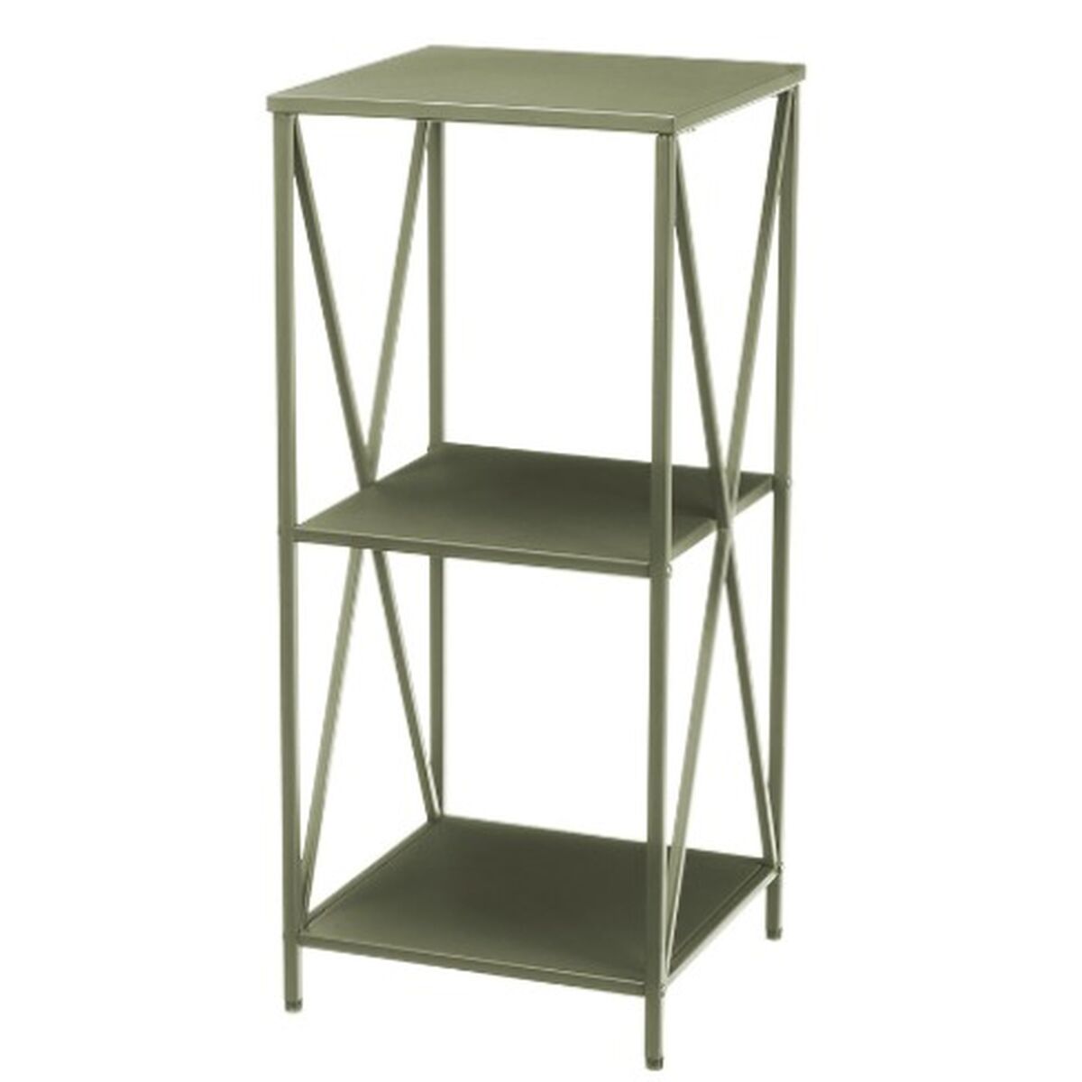 Estantes Gift Decor Verde Metal 33 x 33 x 75 cm