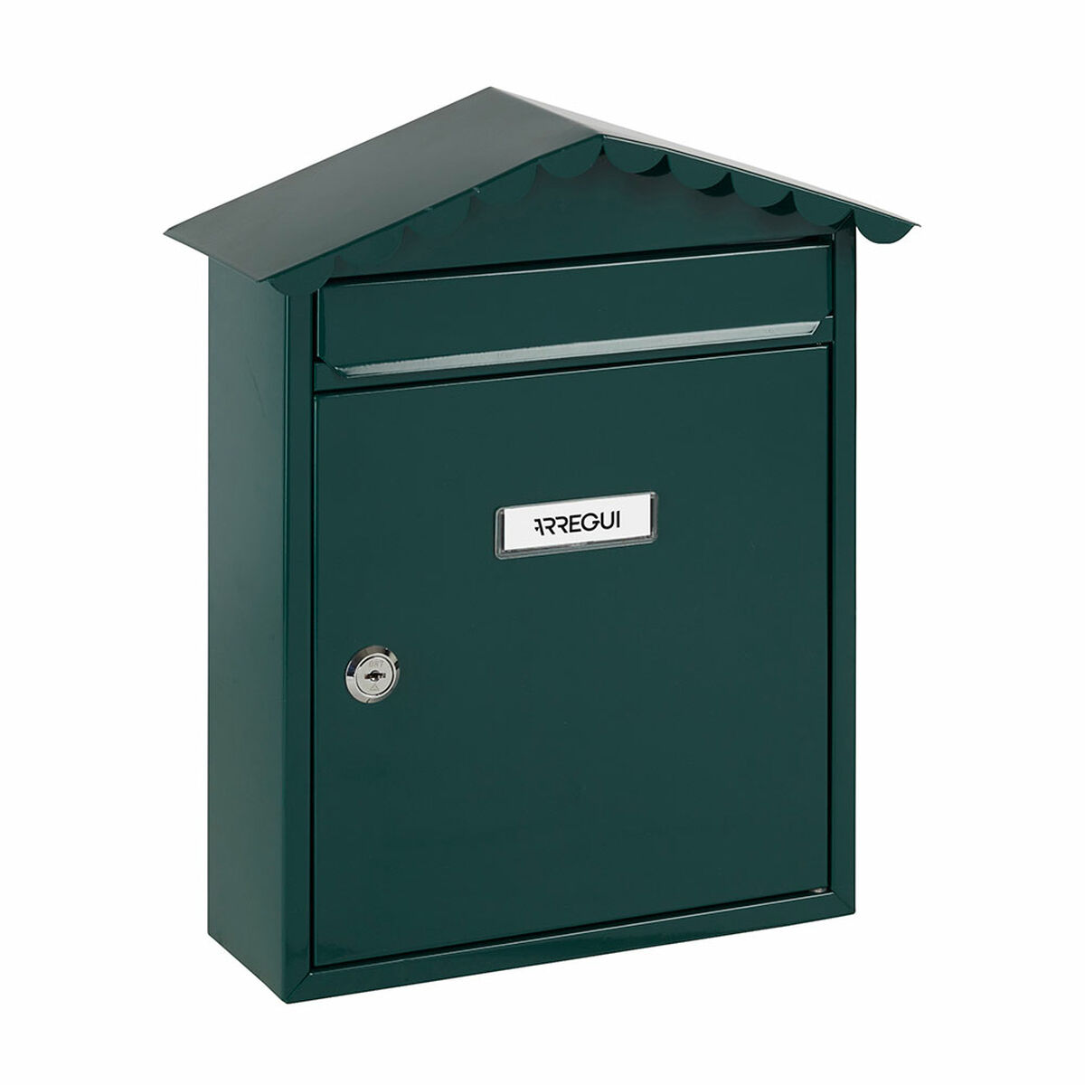 Caixa de correio Arregui Verde Aço 30 x 11 x 36 cm