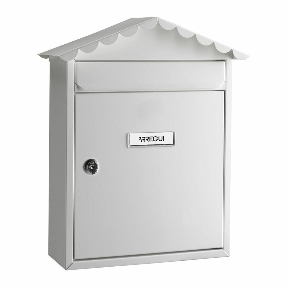 Caixa de correio Arregui Branco Aço 30 x 11 x 36 cm
