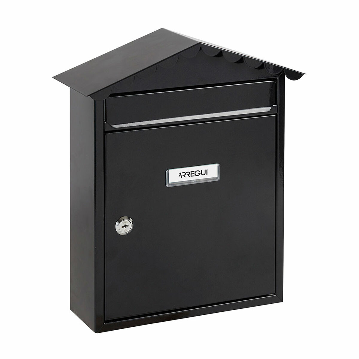 Caixa de correio Arregui Preto Aço 30 x 11 x 36 cm