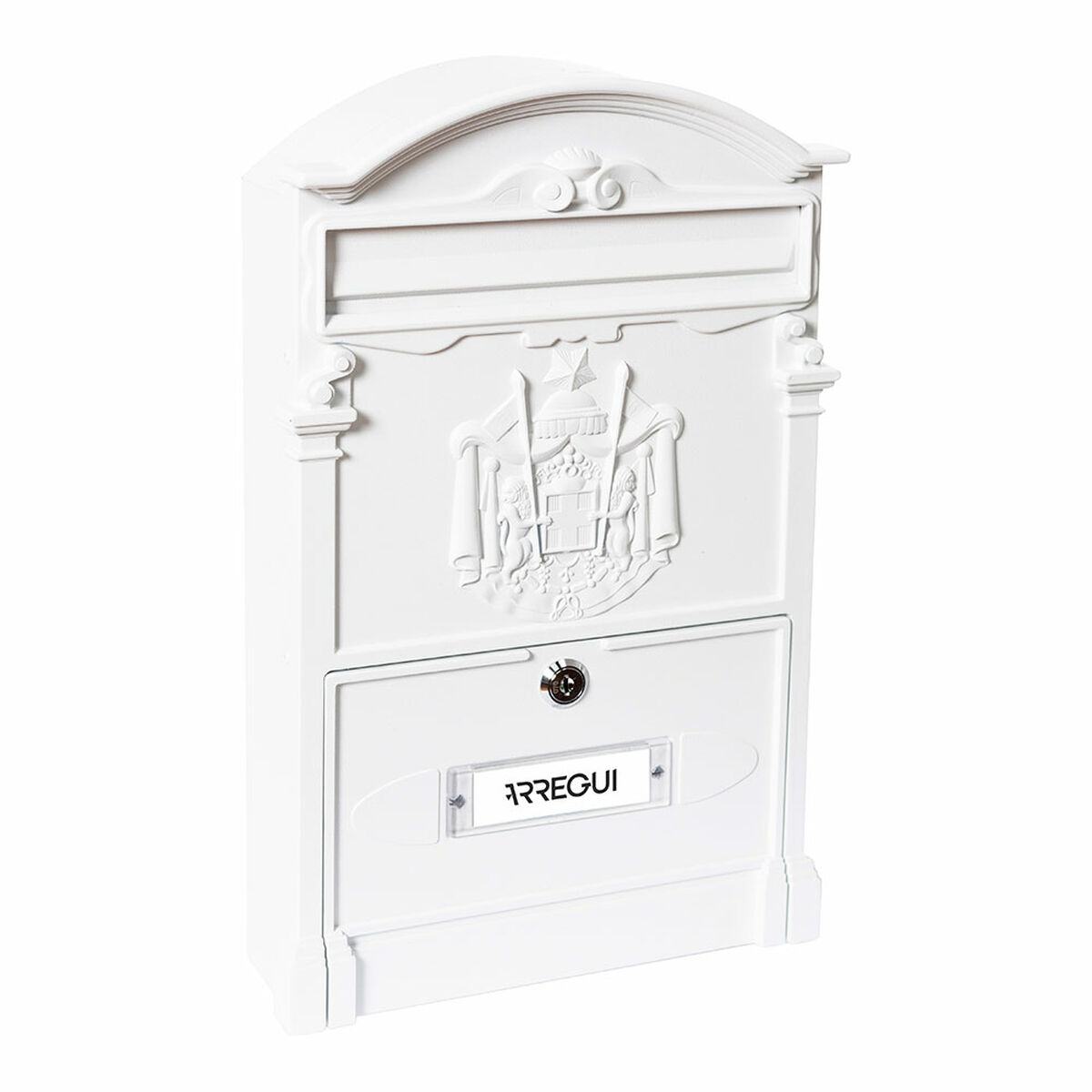 Caixa de correio Arregui Branco 26 X 9 X 42 CM Metal Alumínio