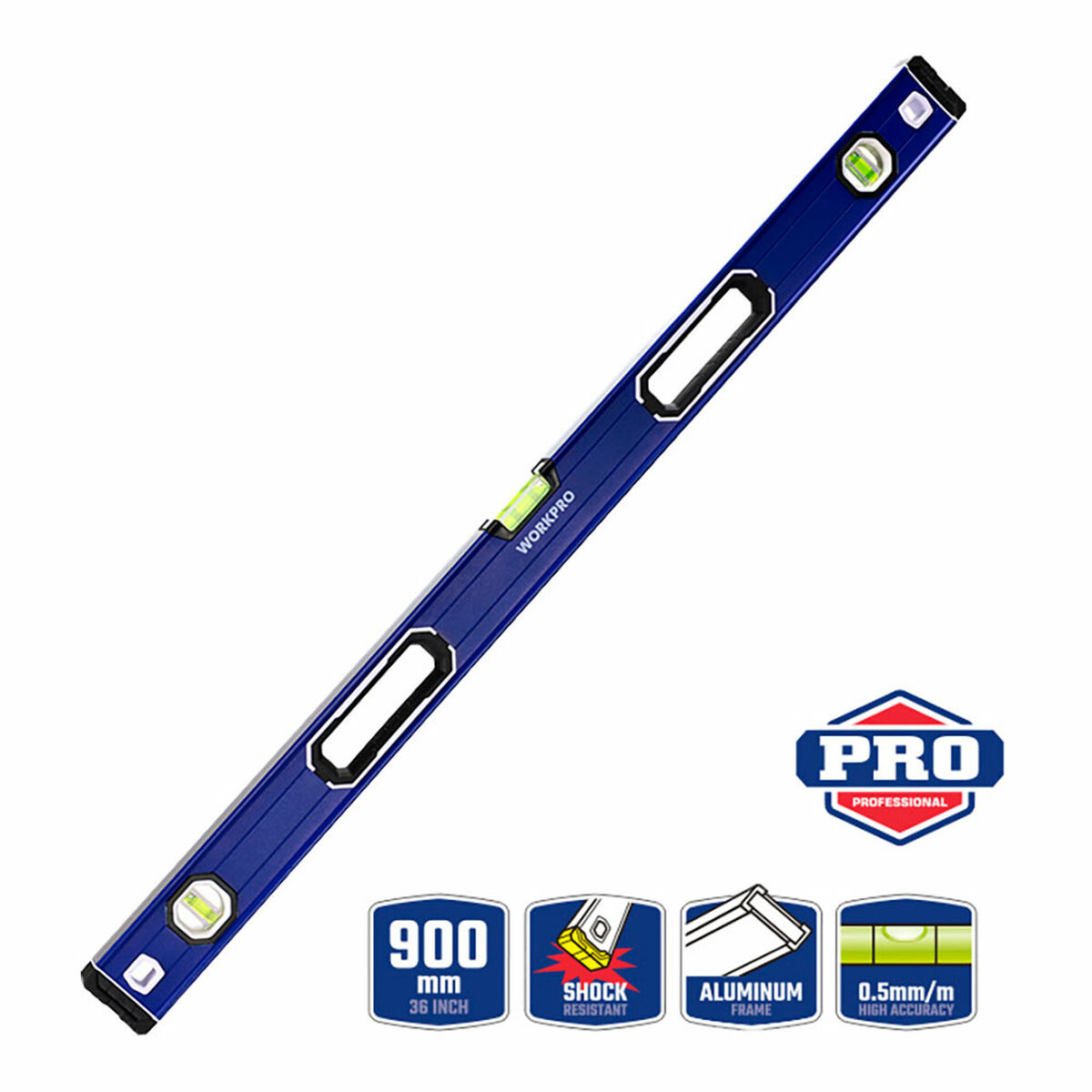 Nível Workpro Alumínio 90 cm