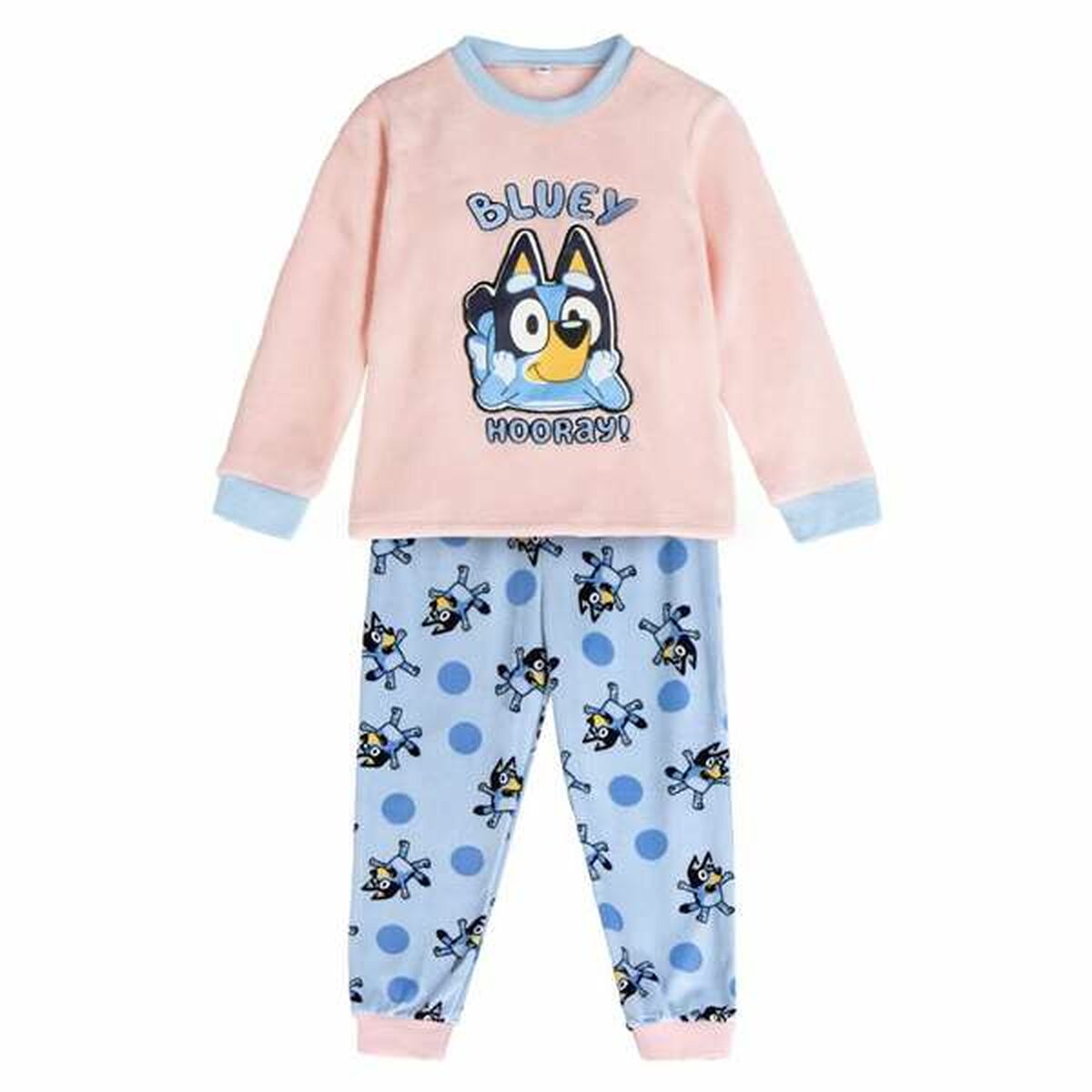 Pijama Infantil Bluey Azul Claro