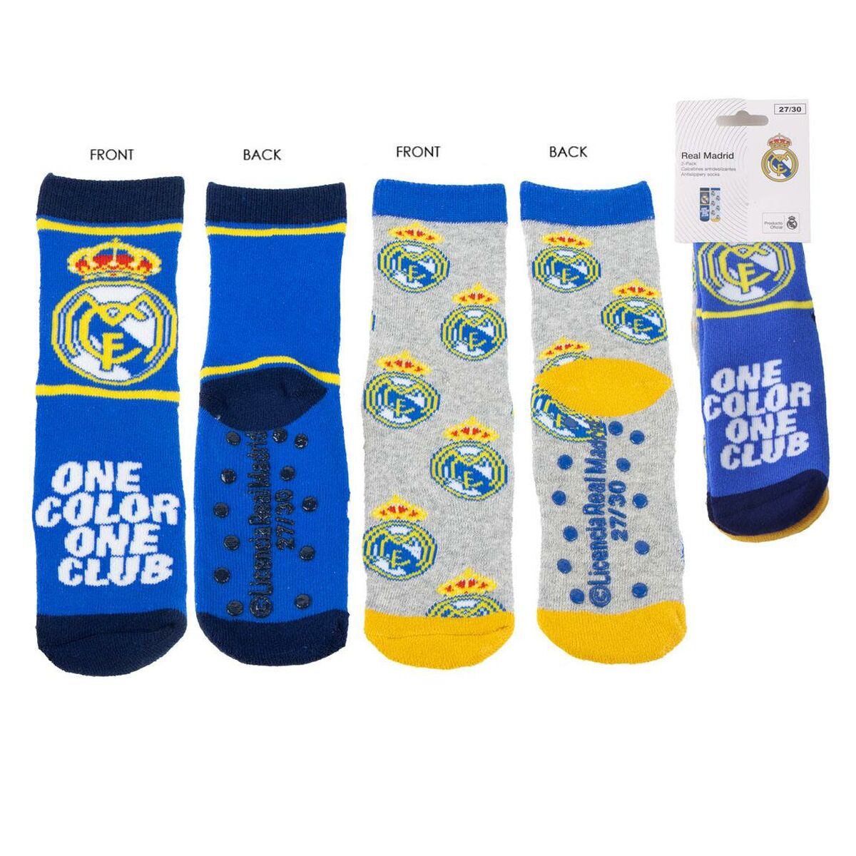 Meias Real Madrid C.F. Multicolor 2 pares