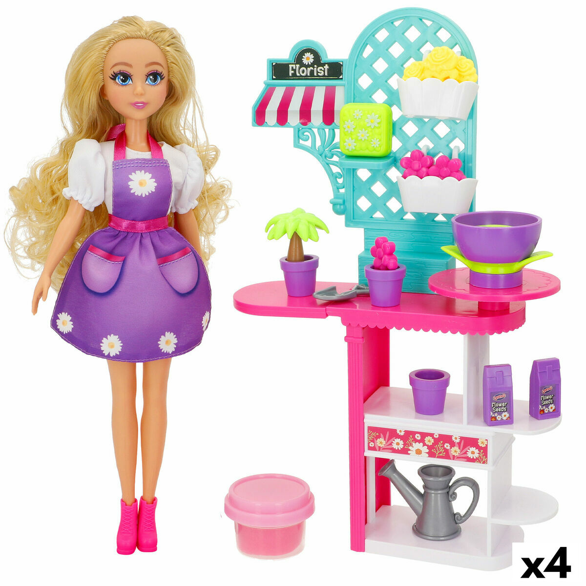 Boneca Funville DREAMEEZ 8 x 30 x 4 cm (4 Unidades)