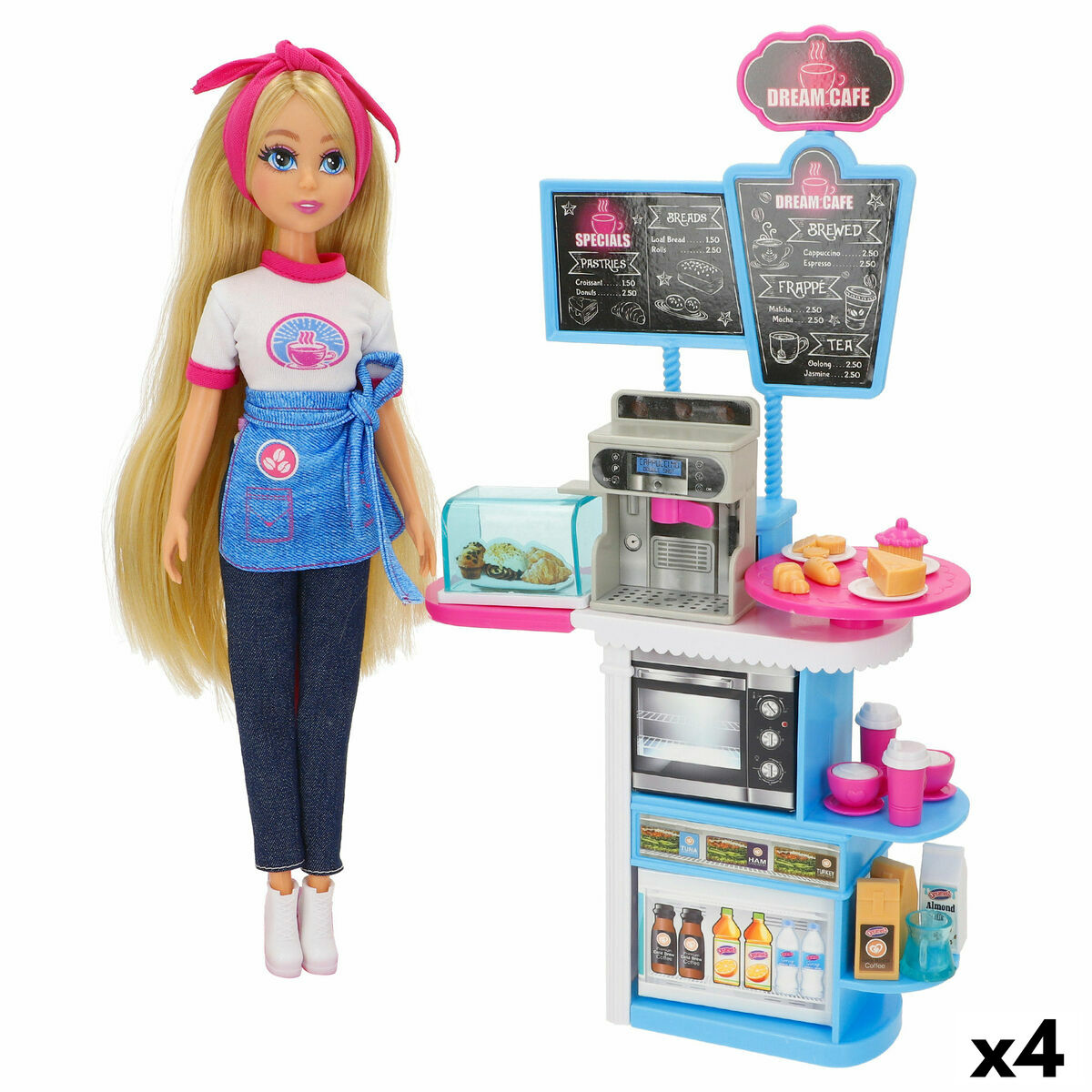 Boneca Funville DREAMEEZ 8 x 30 x 4 cm (4 Unidades)