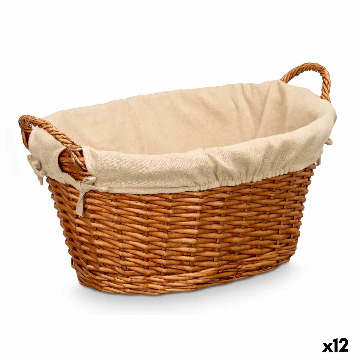 Cesta Multiusos Kipit Natural Poliéster Algodão vime (12 Unidades)