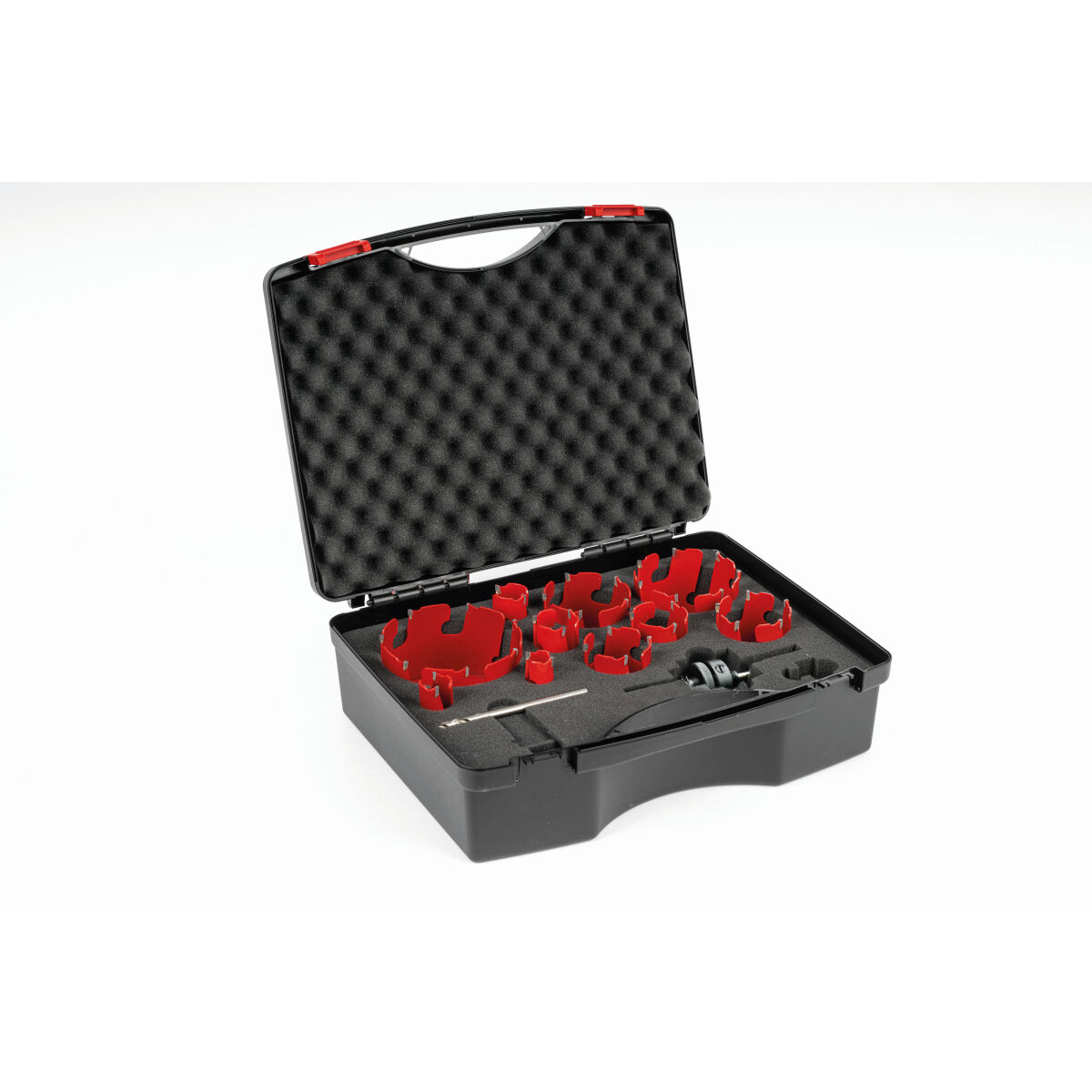 Conjunto de coroas de perfuração MP.S HM 73945 Ø 51 mm Ø 22 mm Ø 35 mm Ø 44 mm 83 mm Metal duro (HM) 12 Peças