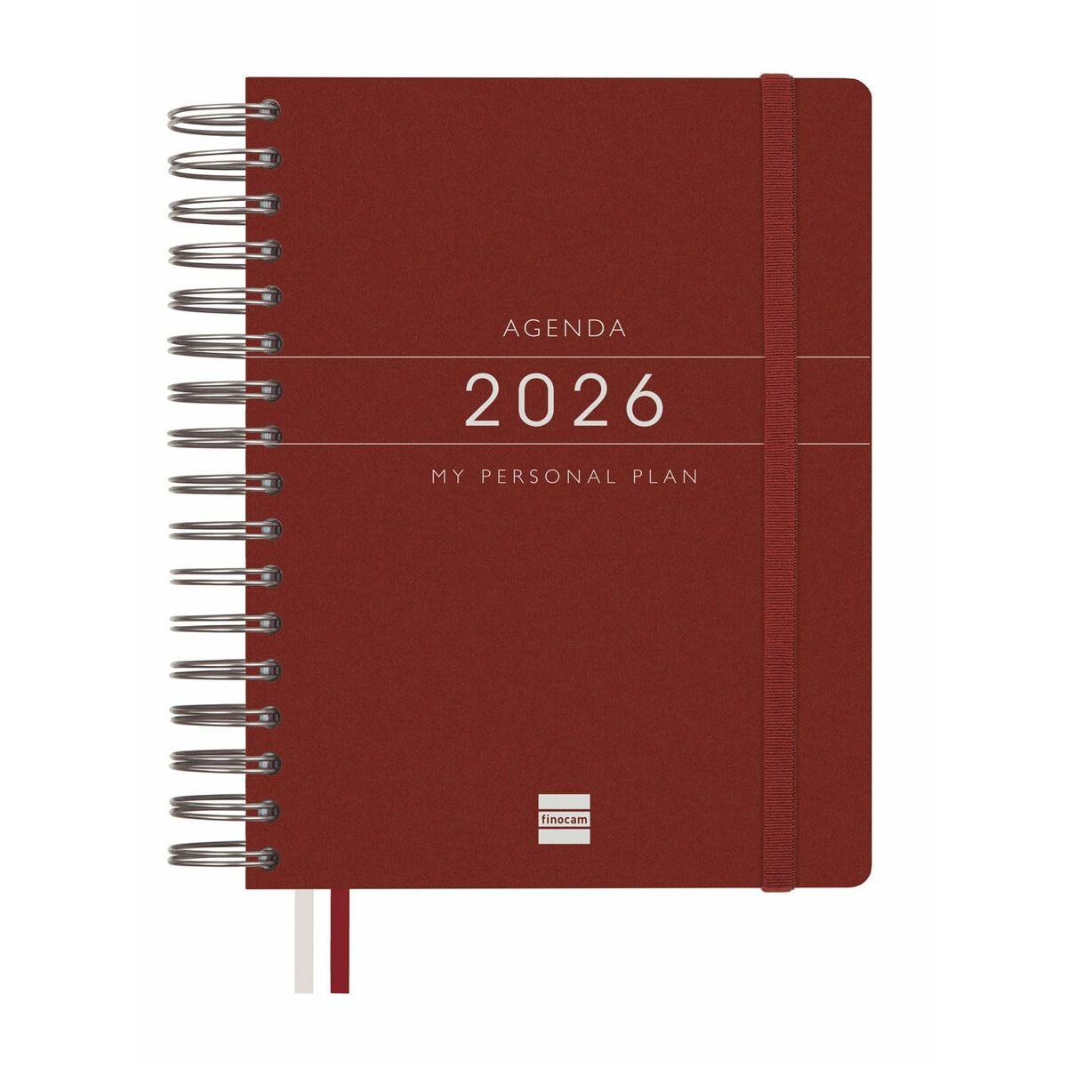 Agenda Finocam Castanho-avermelhado Quarto 15,5 x 21,7 cm
