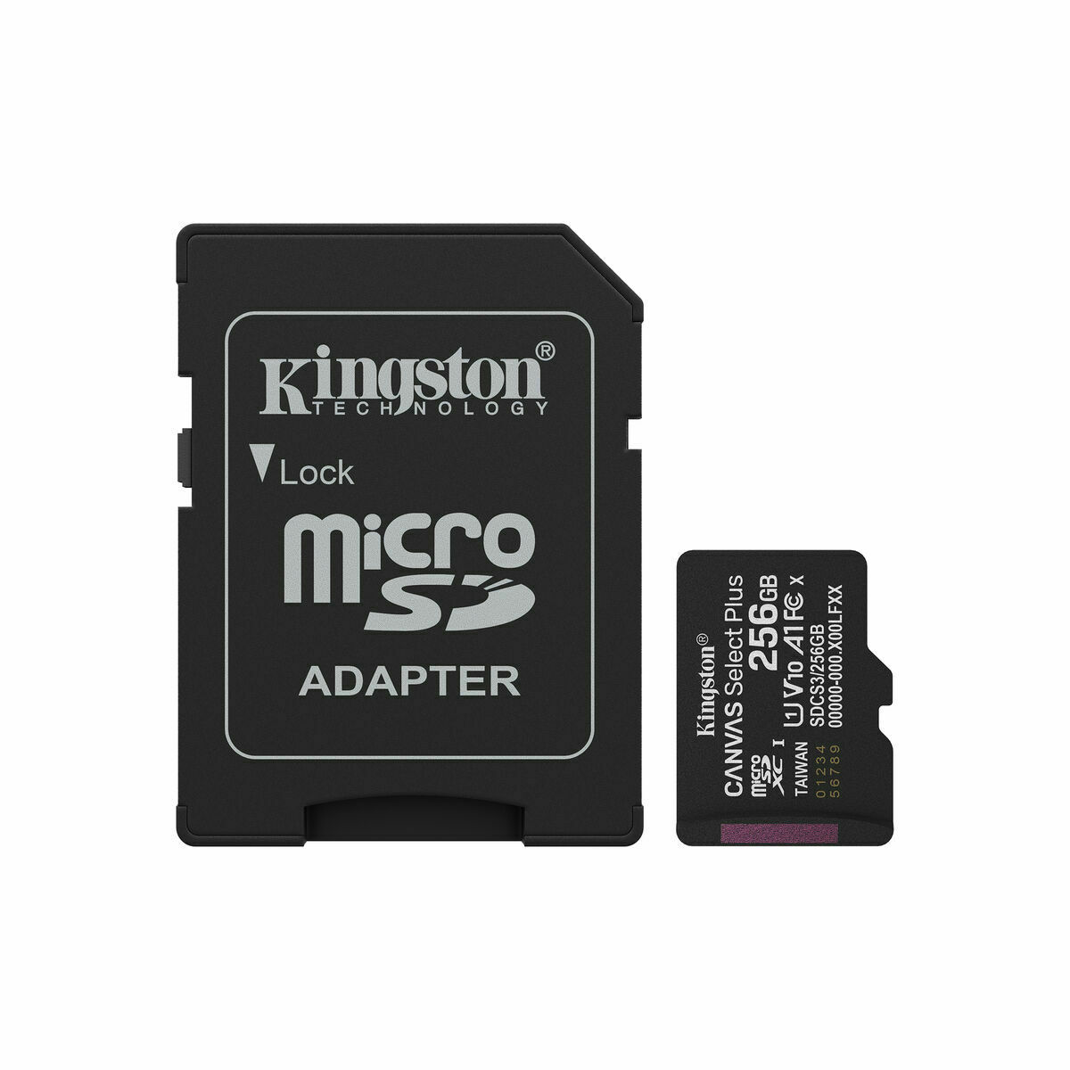 Cartão de Memória Micro SD com Adaptador Kingston SDCS3/256GB 256