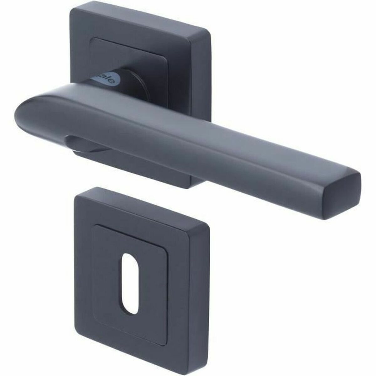 Maçaneta para porta Yale YPP7-S-PC Sienna Preto Alumínio