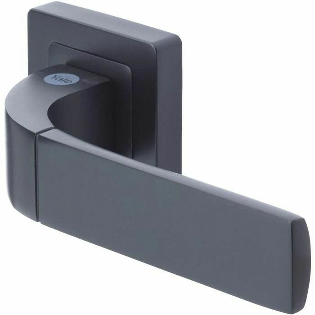 Maçaneta para porta Yale YPP7-B-PC Bologna Preto Alumínio