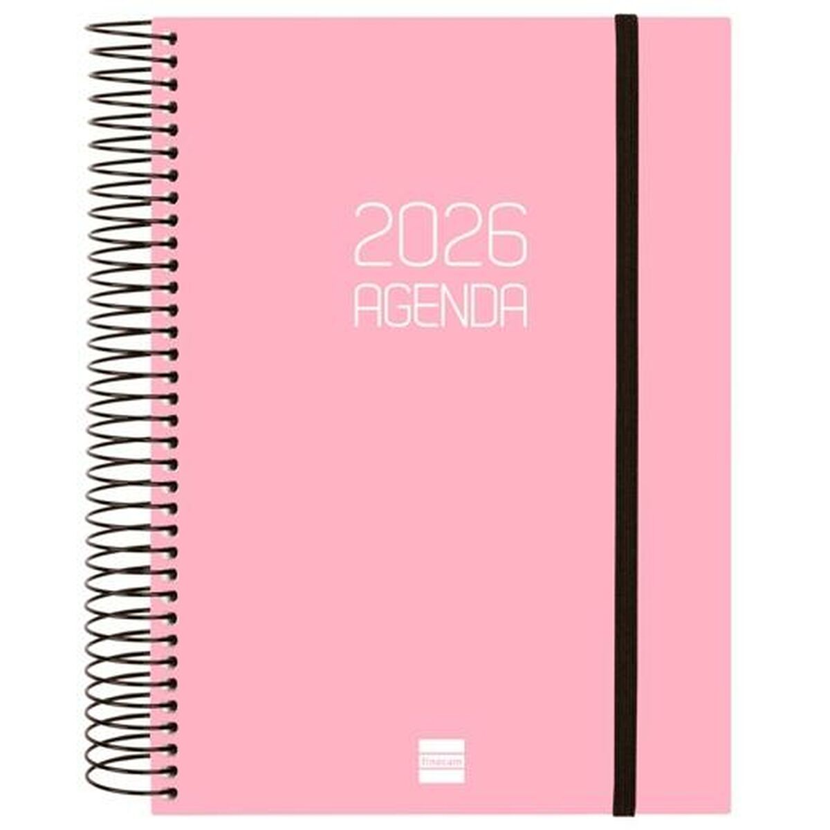 Agenda Finocam OPAQUE Cor de Rosa A5 15,5 x 21,2 cm 2026