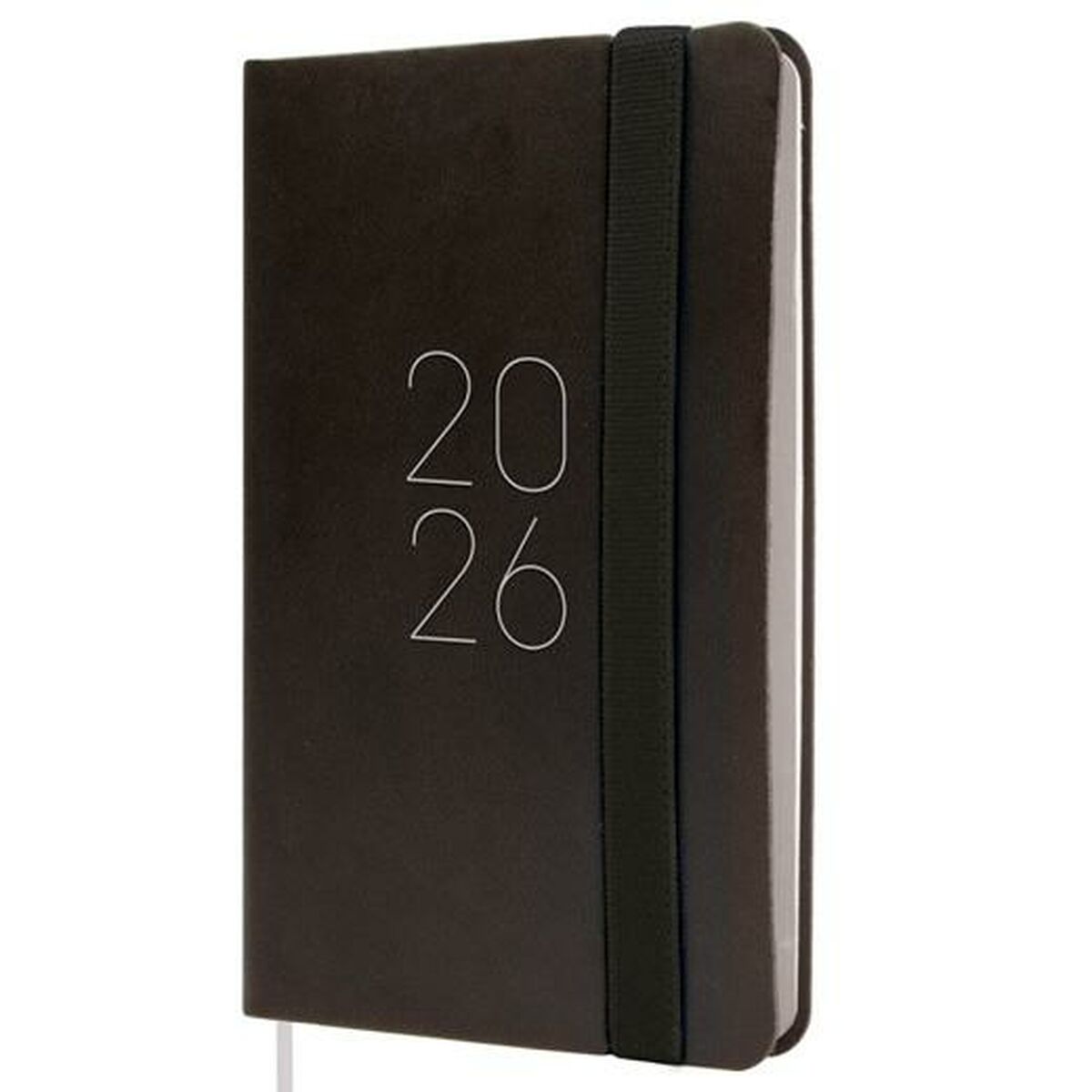 Agenda Finocam FLEXI Preto Mini 8,2 x 12,7 cm 2026