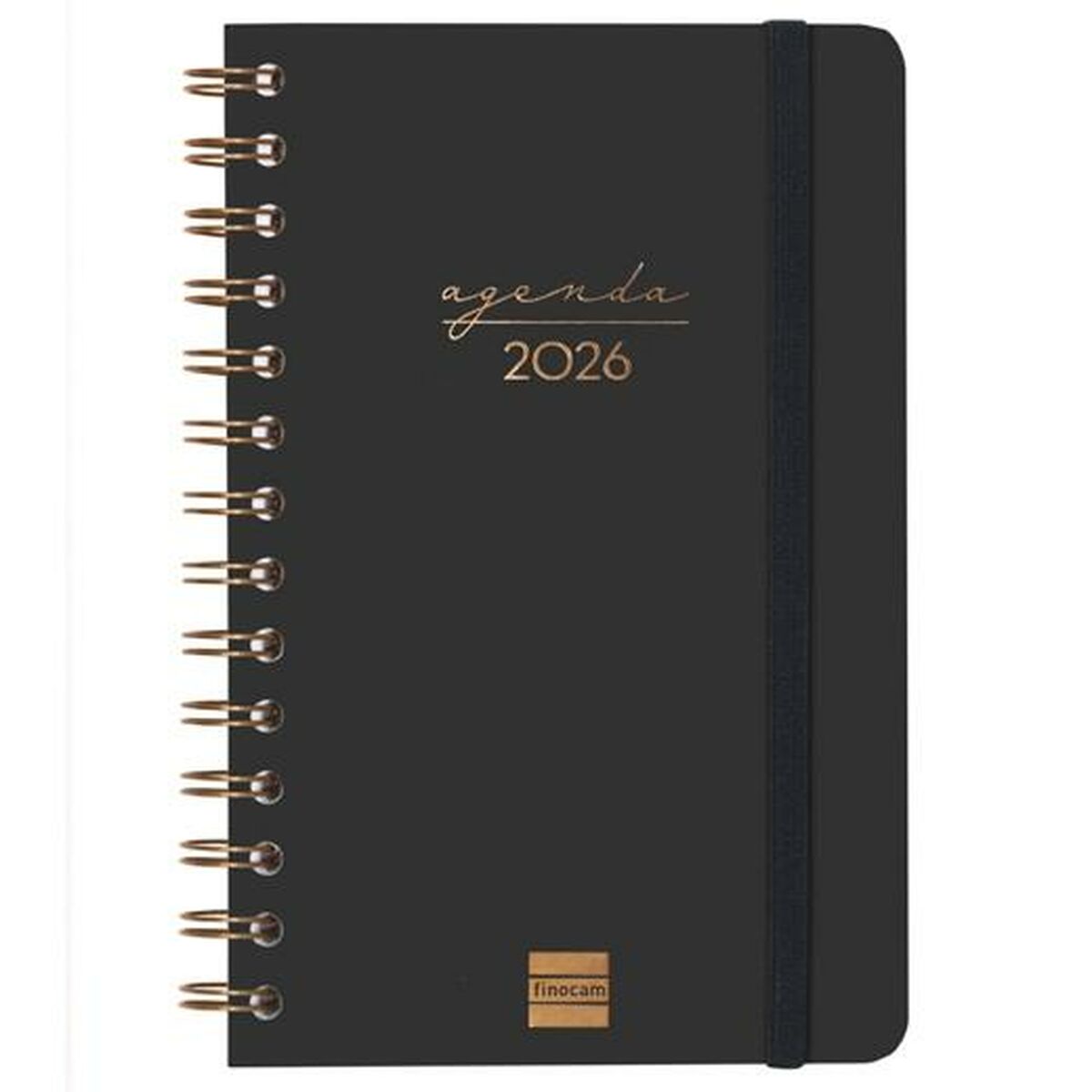 Agenda Finocam ALMA Preto 11,7 x 18,1 cm